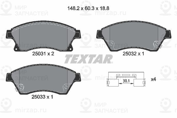 Запчасть TEXTAR 2503101