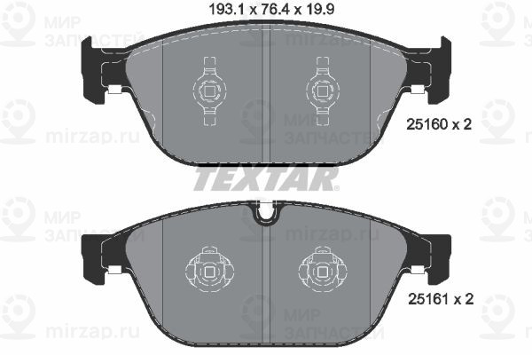 Запчасть TEXTAR 2516002