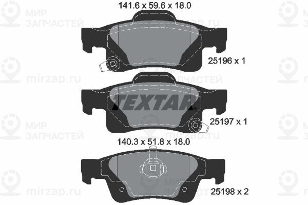 Запчасть TEXTAR 2519601