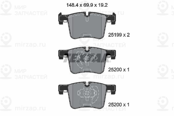 Запчасть TEXTAR 2519901