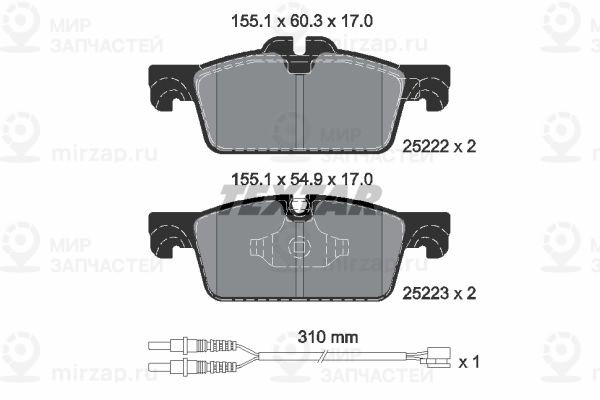 Запчасть TEXTAR 2522201