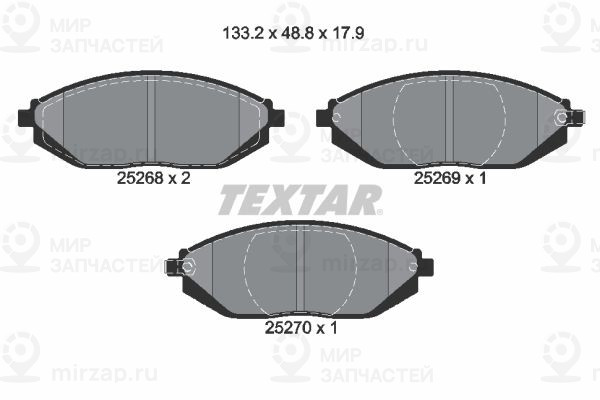 Запчасть TEXTAR 2526801