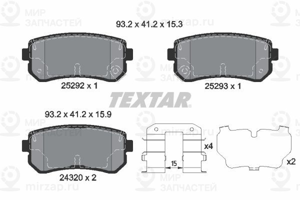 Запчасть TEXTAR 2529201
