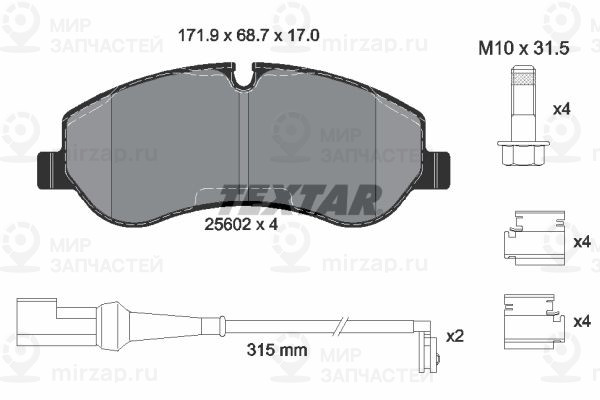 Запчасть TEXTAR 2560201