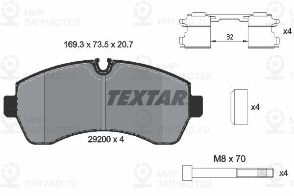 Запчасть TEXTAR 2920002