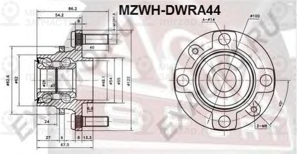 Запчасть ASVA MZWHDWRA44