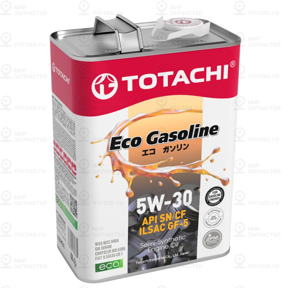 Totachi    Eco  Gasoline  Semi-Synthetic  Sn/Cf     5W-30       4Л
 TOTACHI 10804