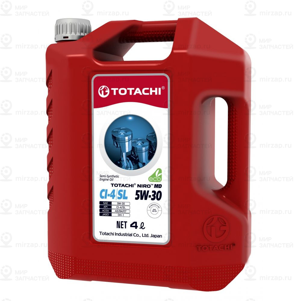 Totachi Niro Md Semi-Synthetic 5W30 Пласт.(4L)_Масло Мотор!\Api Ci-4/Sl,Acea E4/
 TOTACHI 18004