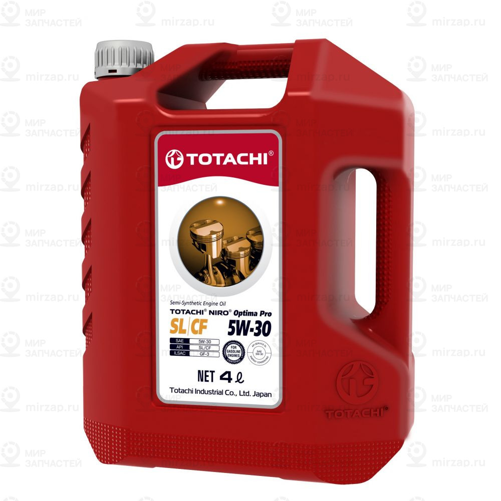 Масло Моторное Totachi Niro Optima Pro Semi-Synthetic 5W-30 Sl/Cf Пласт. 4Л TOTACHI 1C504