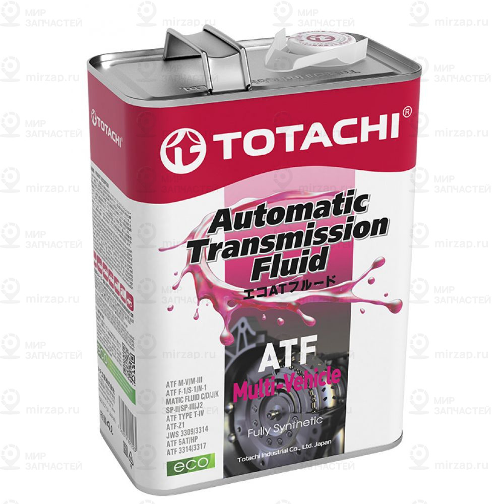 Жидкость Для Акпп Totachi Atf Multi-Vehicle Синт. 4Л
 TOTACHI 20604