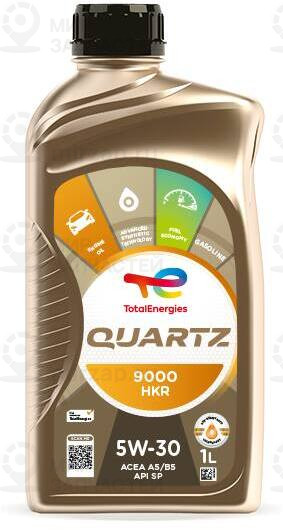 Масло Моторное Синтетическое Quartz 9000 Hkr 5W30 Api Sp Acea A5/B5 1Л TOTAL 230348
