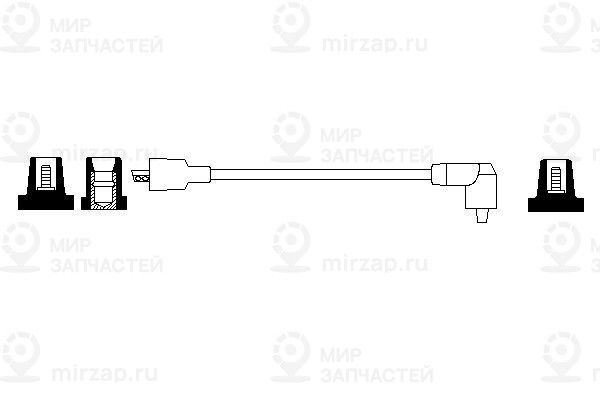 Провод зажигания BOSCH 0986356091