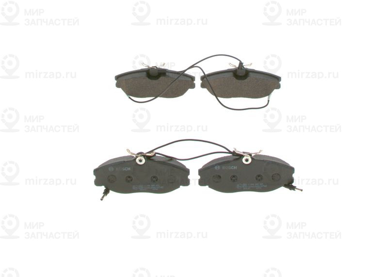 Комплект тормозных колодок, дисковый тормоз BOSCH 0986424223