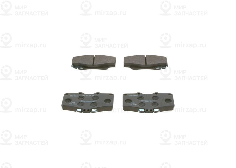 Комплект тормозных колодок, дисковый тормоз BOSCH 0986424268
