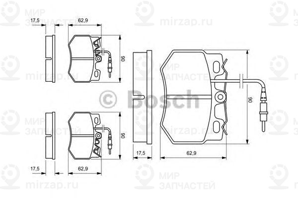 Запчасть BOSCH 0986424376