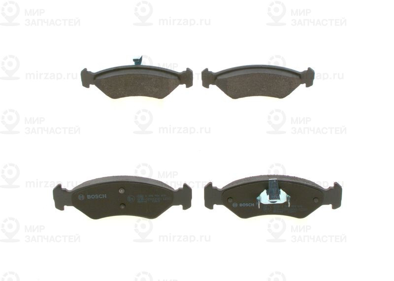 Комплект тормозных колодок, дисковый тормоз BOSCH 0986424416