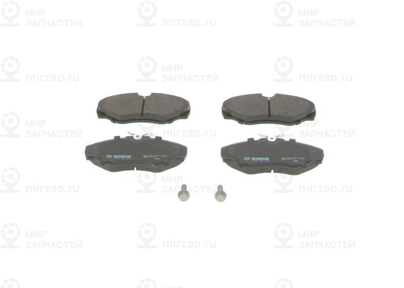 Комплект тормозных колодок, дисковый тормоз BOSCH 0986424531