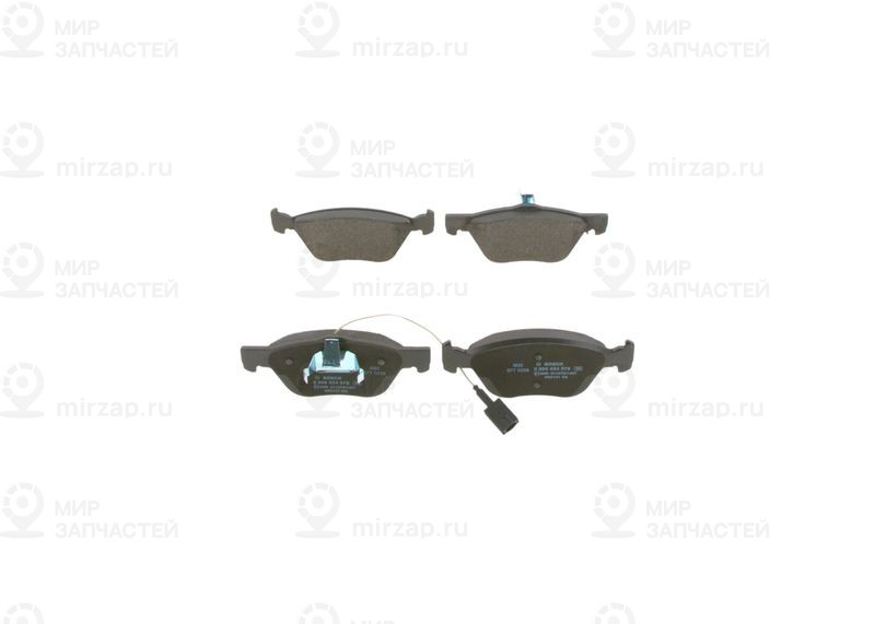 Комплект тормозных колодок, дисковый тормоз BOSCH 0986424578