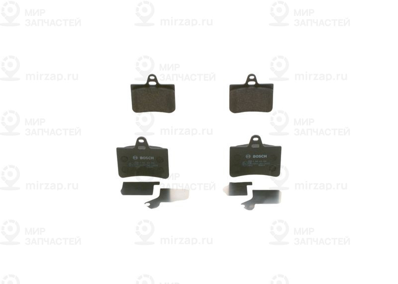 Комплект тормозных колодок, дисковый тормоз BOSCH 0986424580