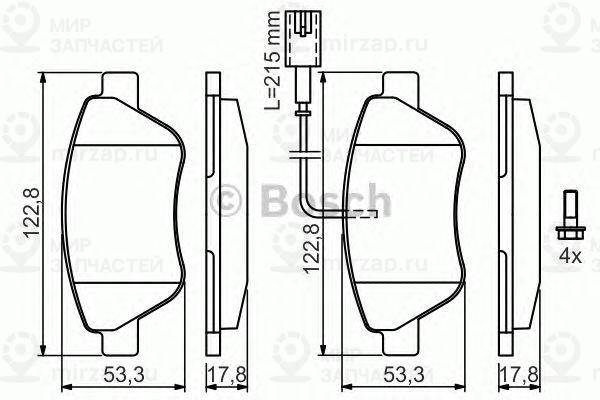 Запчасть BOSCH 0986424597