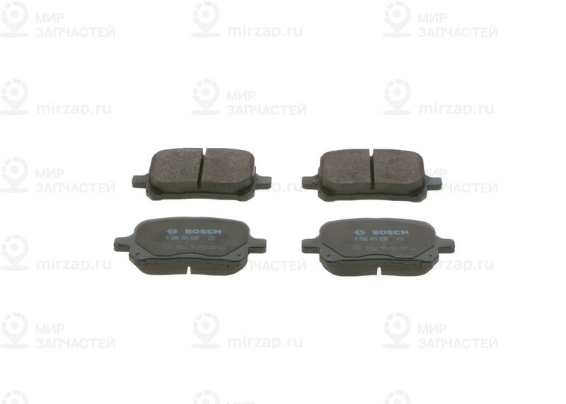 Комплект тормозных колодок, дисковый тормоз BOSCH 0986424639