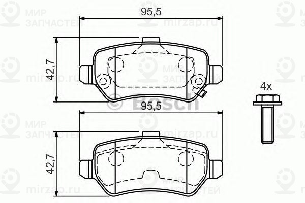 Запчасть BOSCH 0986424646