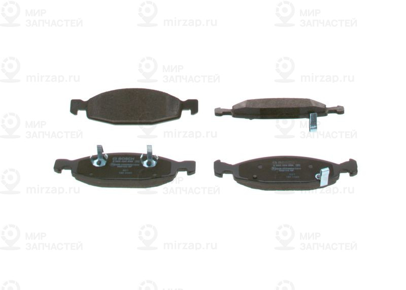Комплект тормозных колодок, дисковый тормоз BOSCH 0986424666