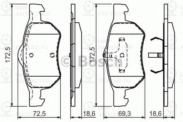 Запчасть BOSCH 0986424668