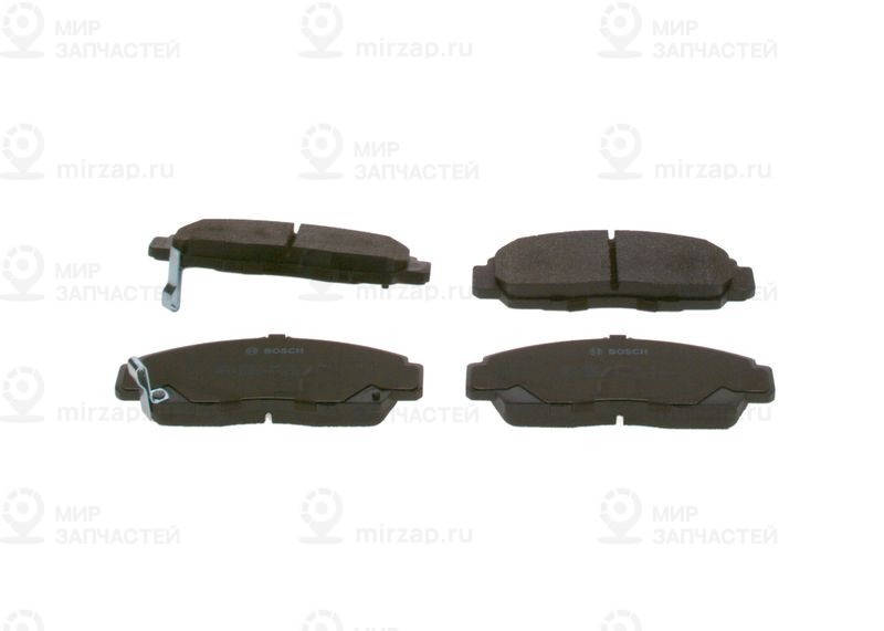 Комплект тормозных колодок, дисковый тормоз BOSCH 0986424722