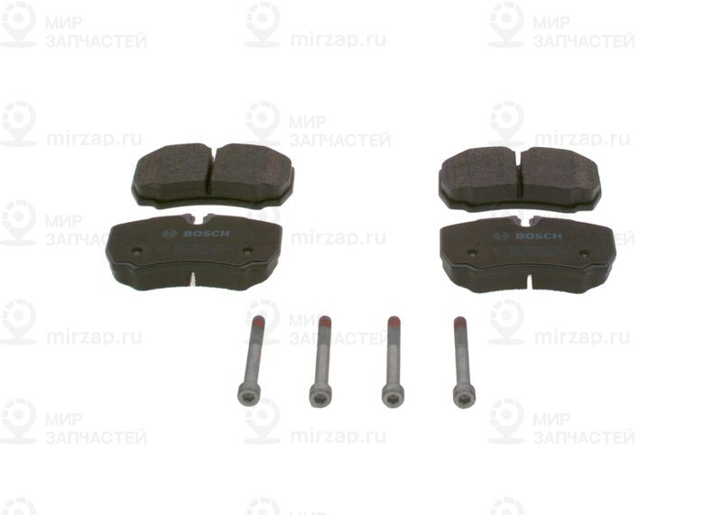 Комплект тормозных колодок, дисковый тормоз BOSCH 0986424750