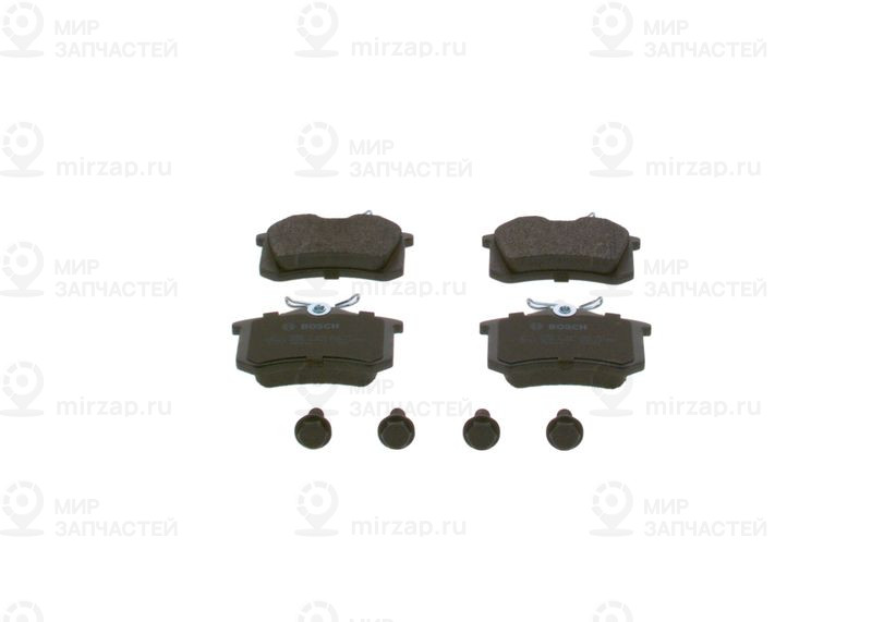 Комплект тормозных колодок, дисковый тормоз BOSCH 0986424751