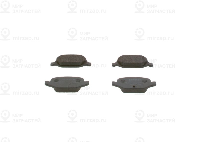 Комплект тормозных колодок, дисковый тормоз BOSCH 0986424756