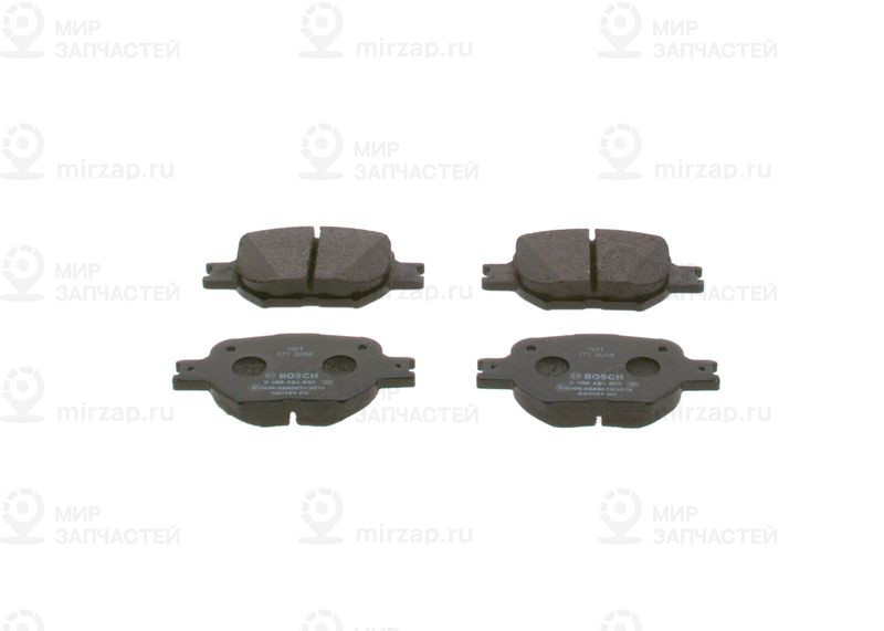 Комплект тормозных колодок, дисковый тормоз BOSCH 0986424808