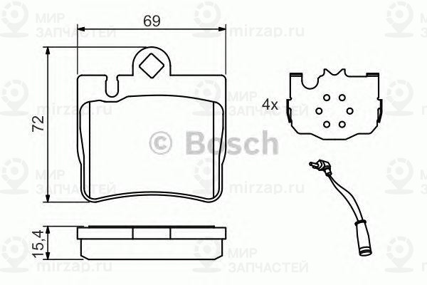 Запчасть BOSCH 0986424830