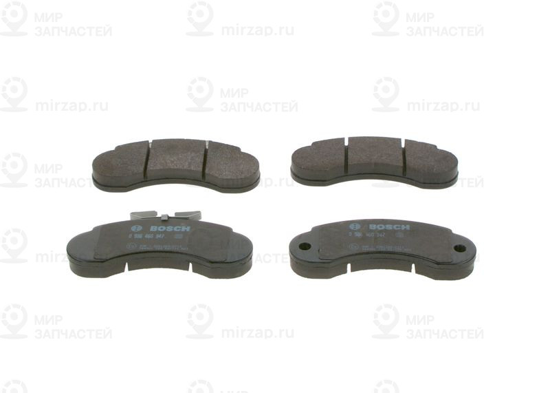Комплект тормозных колодок, дисковый тормоз BOSCH 0986460947