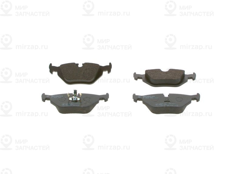 Комплект тормозных колодок, дисковый тормоз BOSCH 0986460964