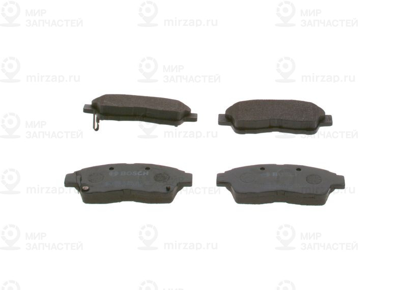 Комплект тормозных колодок, дисковый тормоз BOSCH 0986461123