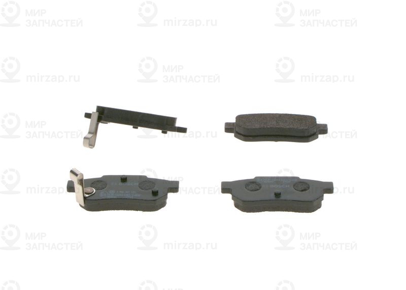 Комплект тормозных колодок, дисковый тормоз BOSCH 0986461131