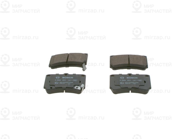 Комплект тормозных колодок, дисковый тормоз BOSCH 0986461141