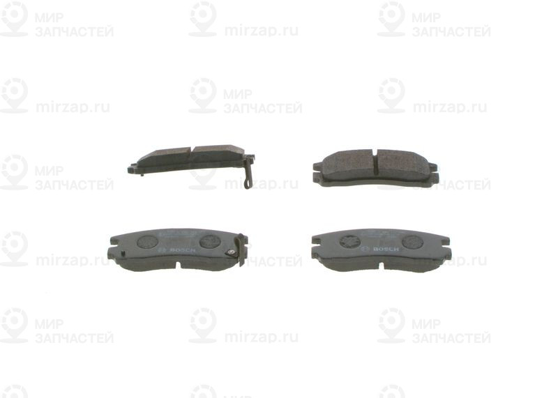 Комплект тормозных колодок, дисковый тормоз BOSCH 0986461145