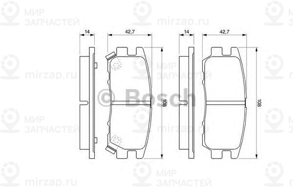 Запчасть BOSCH 0986461768