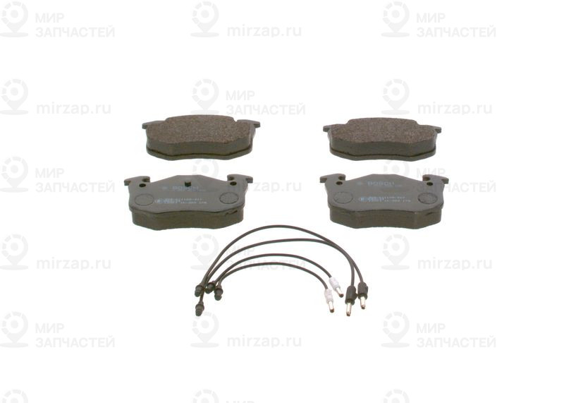 Комплект тормозных колодок, дисковый тормоз BOSCH 0986466350