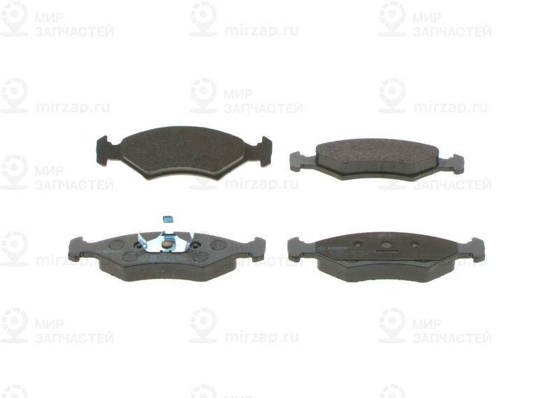 Комплект тормозных колодок, дисковый тормоз BOSCH 0986466402