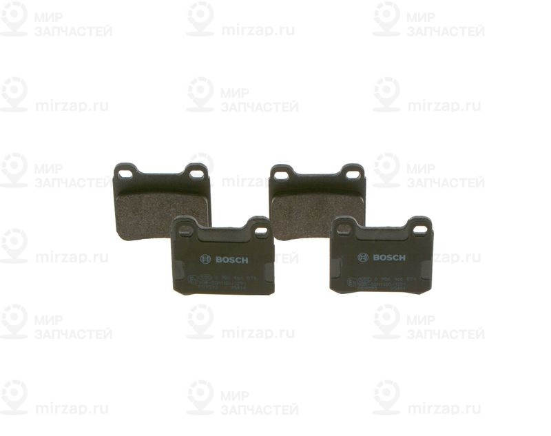 Комплект тормозных колодок, дисковый тормоз BOSCH 0986466874