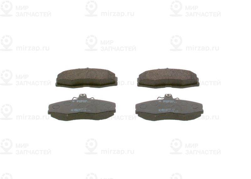 Комплект тормозных колодок, дисковый тормоз BOSCH 0986468613