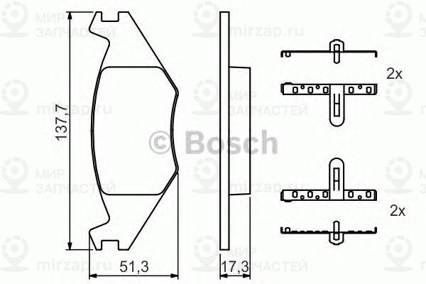 Запчасть BOSCH 0986468890