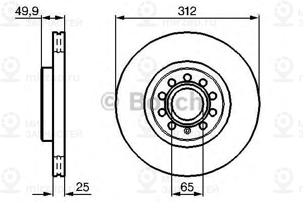 Запчасть BOSCH 0986479058