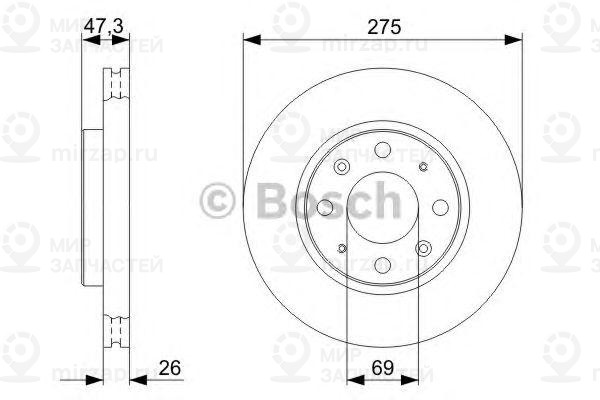 Запчасть BOSCH 0986479369