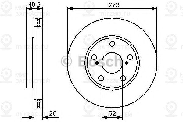Запчасть BOSCH 0986479425