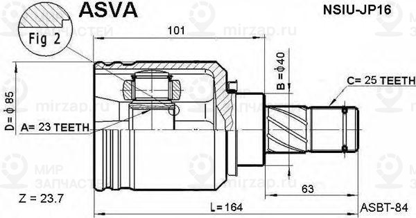 Запчасть ASVA NSIUJP16